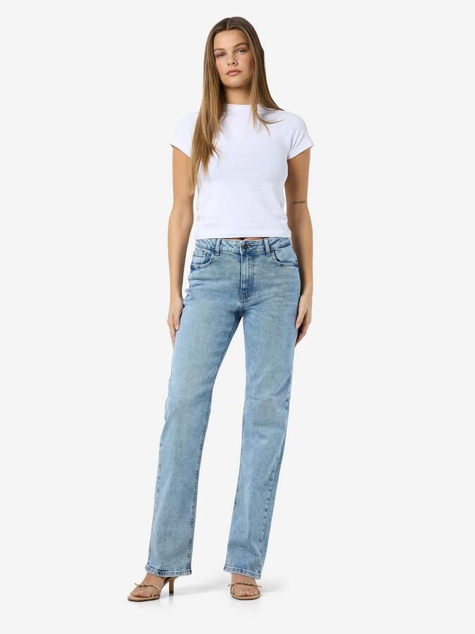 Noisy may High-waist jeans NMMONICA HW STRAIGHT JEAN AZ359LB NOOS - Foto 5