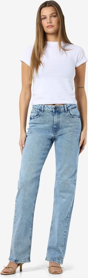 Noisy may High-waist jeans NMMONICA HW STRAIGHT JEAN AZ359LB NOOS - Foto 8