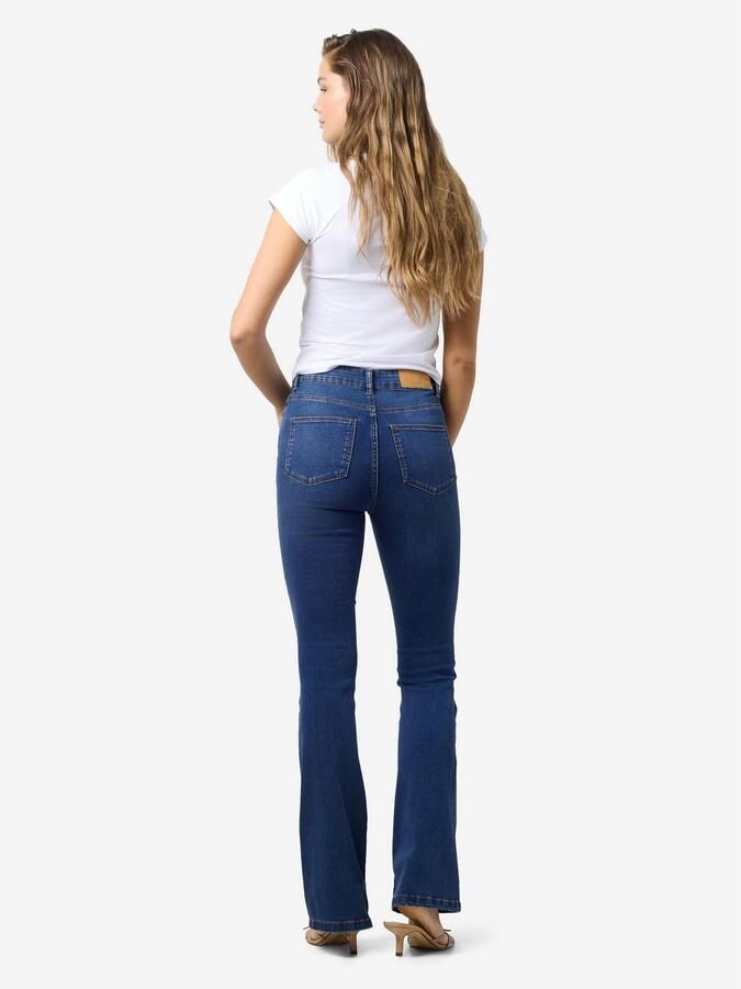 Noisy may High-waist jeans NMSALLIE HW FLARE JEAN VI021MB FWD NOOS - Foto 3