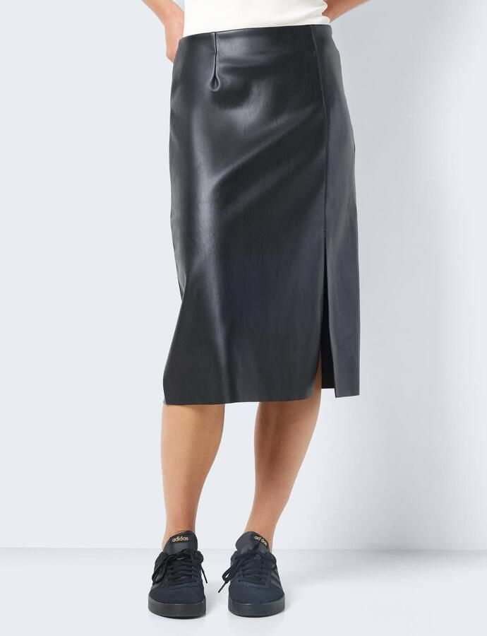 Noisy may Imitatieleren rok NMCLARA HW SLIT MIDI LENGTH SKIRT - Foto 5