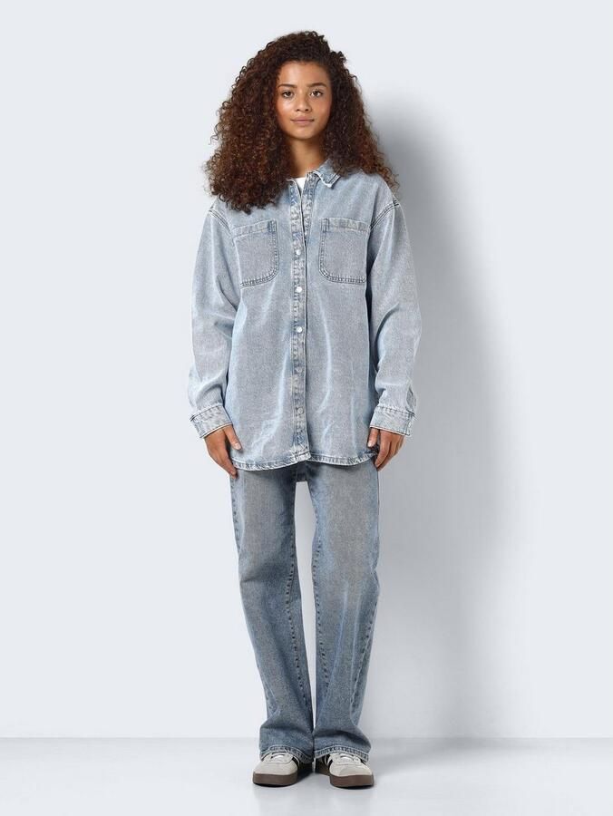 Noisy May Overhemdjack met opgestikte borstzakken model 'ALVA' - Foto 3