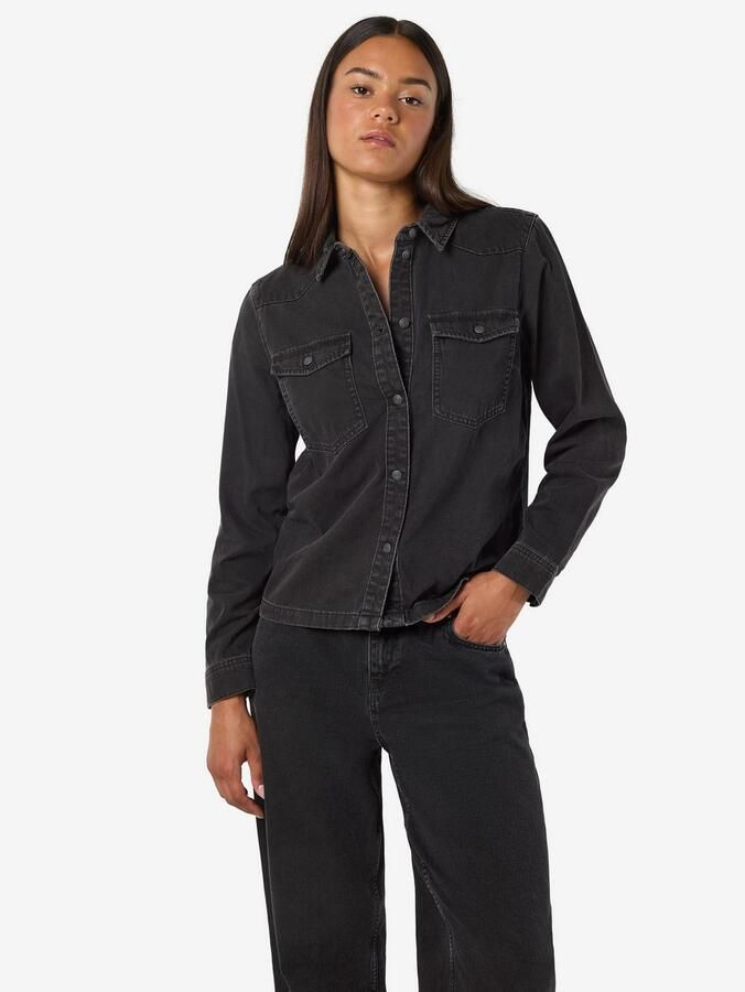 Noisy may Jeans blouse NMNEW SIGNE L S DENIM SHIRT VI001BL NOOS - Foto 3