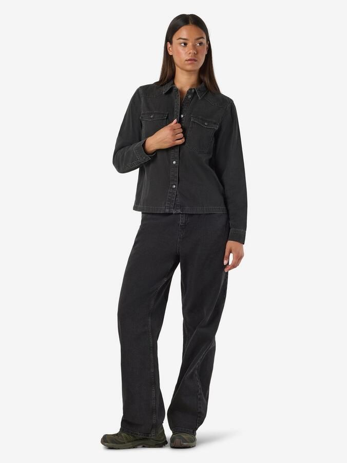 Noisy may Jeans blouse NMNEW SIGNE L S DENIM SHIRT VI001BL NOOS - Foto 4