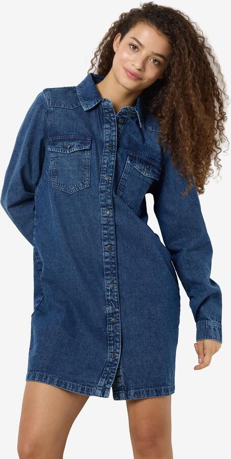 Noisy may Jeans jurk NMNEW SIGNE L S DENIM DRESS VI002MB LX - Foto 8