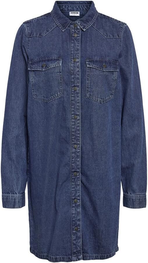 Noisy may Jeans jurk NMNEW SIGNE L S DENIM DRESS VI002MB LX - Foto 7