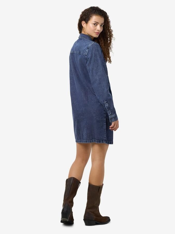 Noisy may Jeans jurk NMNEW SIGNE L S DENIM DRESS VI002MB LX - Foto 6