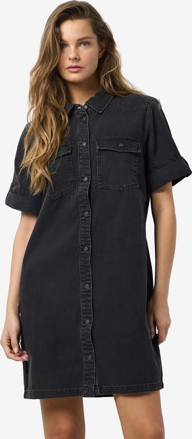 Noisy May Jeansjurk met opgestikte borstzakken met klep model 'NEW SIGNE' - Foto 11