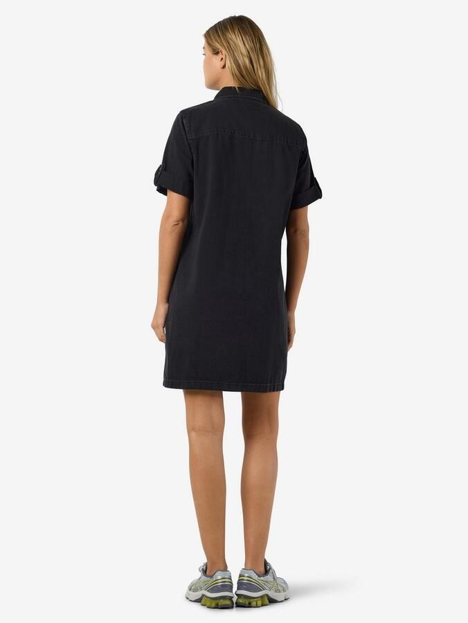 Noisy May Jeansjurk met opgestikte borstzakken met klep model 'NEW SIGNE' - Foto 10