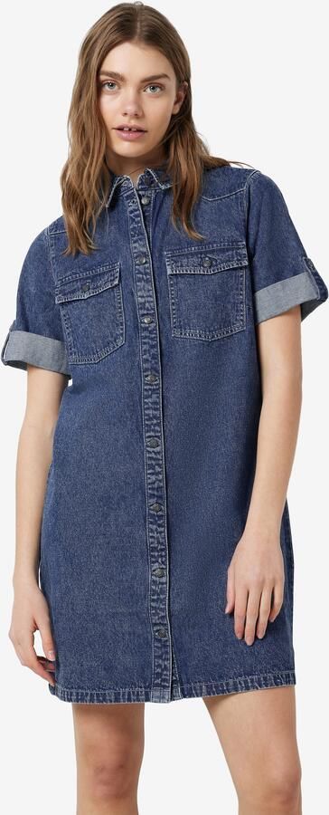 Noisy May Jeansjurk met paspelzakken op de borst model 'NEW SIGNE' - Foto 6