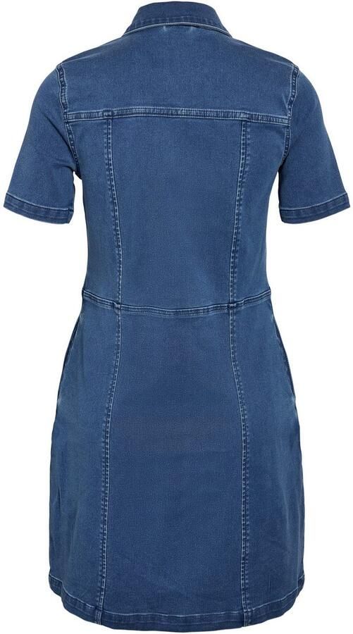 Noisy may Jeans jurk NMNISA S S SLIM DENIM DRESS VI534MB NOOS - Foto 7