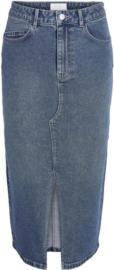 Noisy may Jeans rok NMKATH NW SLIT MIDI SKIRT VI477MB NOOS