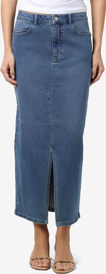 Noisy may Jeans rok NMKATH NW SLIT MIDI SKIRT VI477MB NOOS - Foto 4