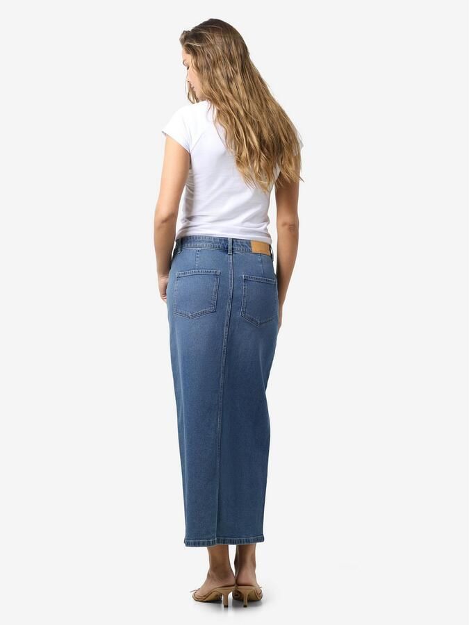 Noisy may Jeans rok NMKATH NW SLIT MIDI SKIRT VI477MB NOOS - Foto 3