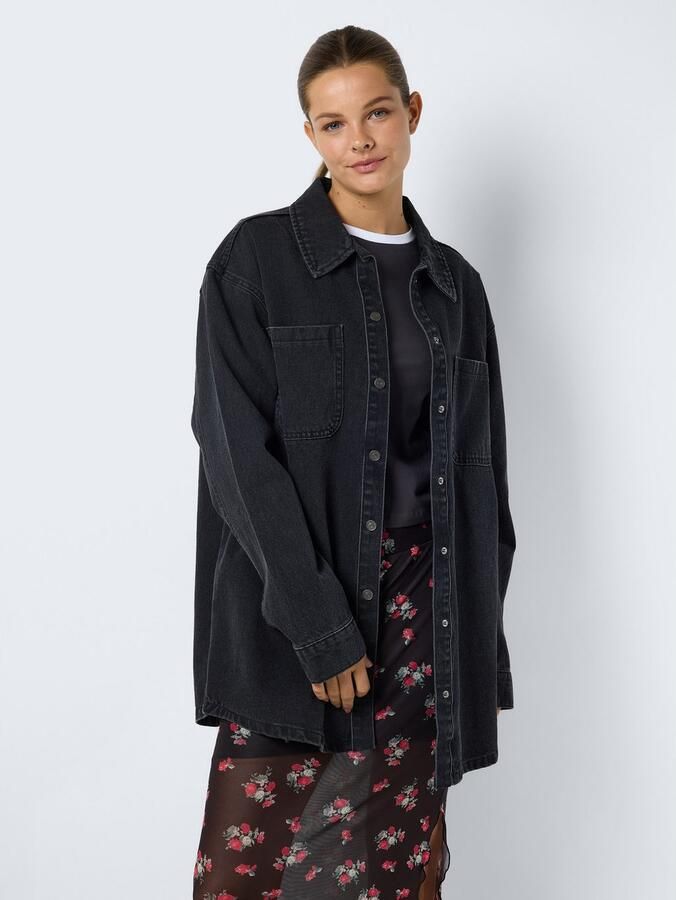 Noisy May Regular fit overhemdjack met borstzakken model 'ALVA' - Foto 3