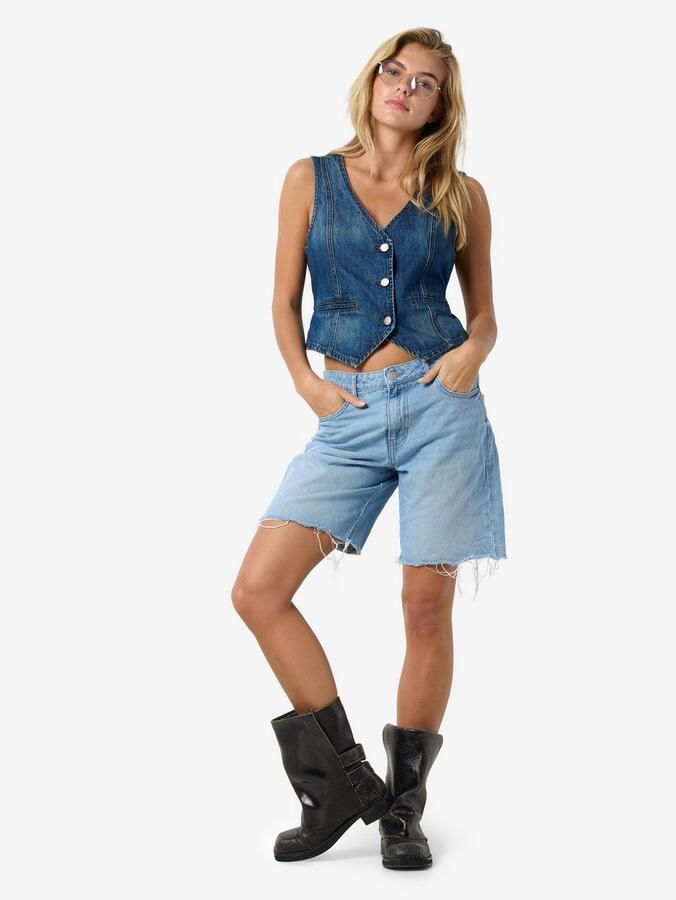 Noisy may Jeansshort NMHOLLA NW LOOSE SHORT AZ425LB NOOS - Foto 2