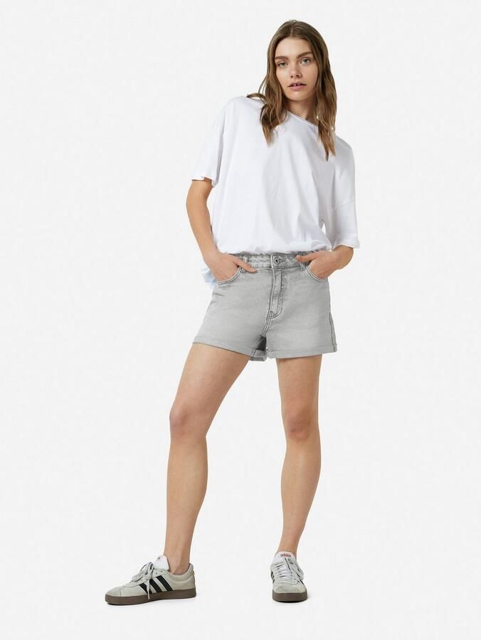 Noisy May High waist korte jeans in 5-pocketmodel model 'MONI' - Foto 6