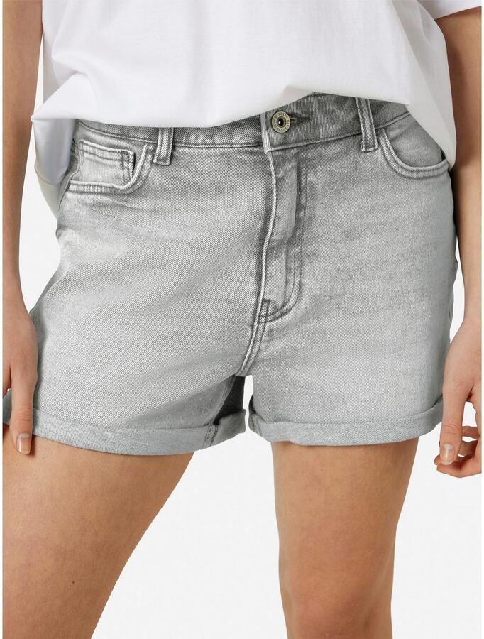 Noisy May High waist korte jeans in 5-pocketmodel model 'MONI' - Foto 4