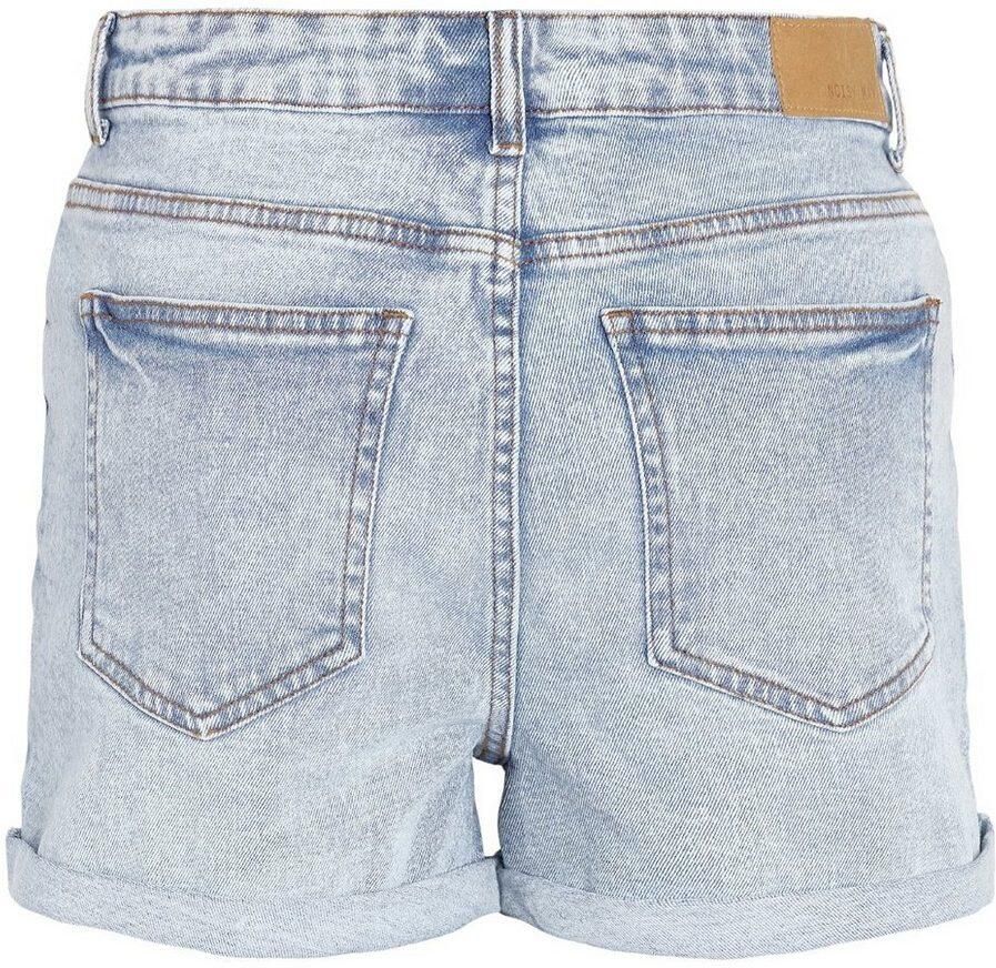 NOISY MAY high waist regular fit denim short NMMONI light blue
