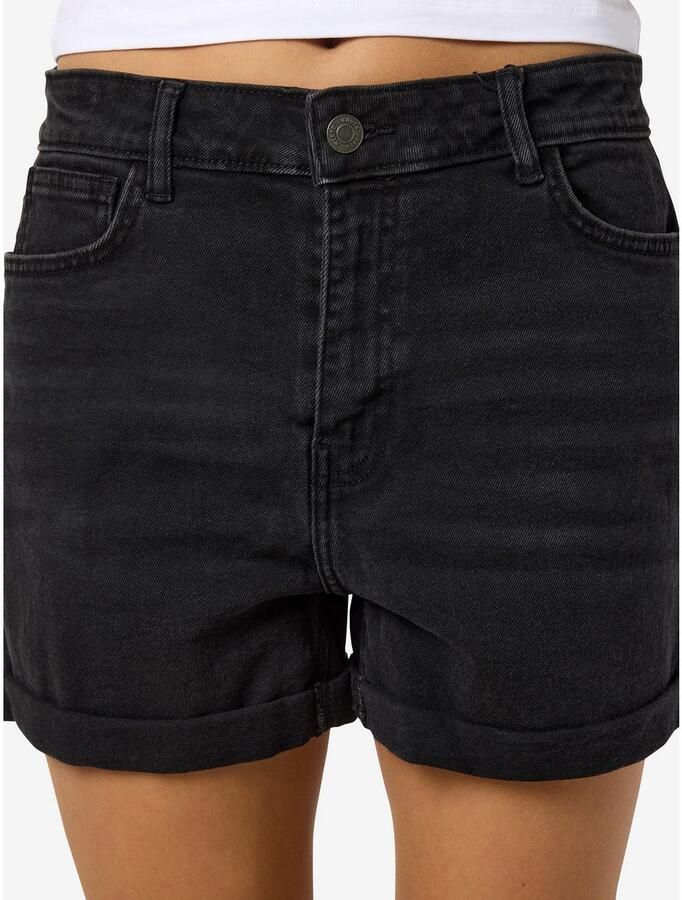 Noisy May Zwarte Denim Shorts | Freewear Zwart Black Dames - Foto 2