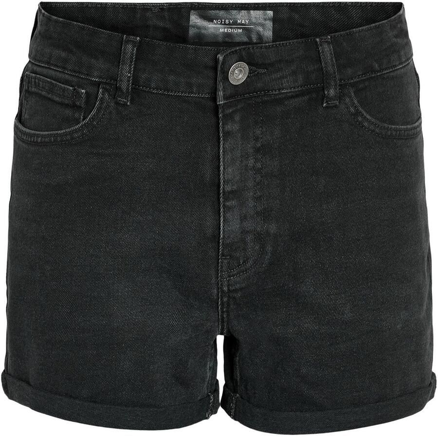 Noisy May Zwarte Denim Shorts | Freewear Zwart Black Dames