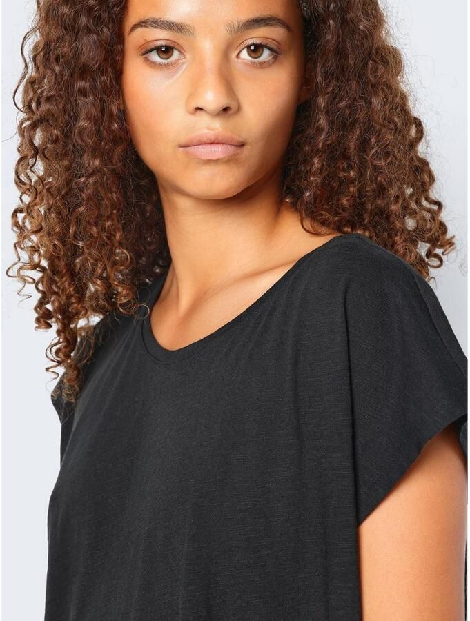 Noisy may Shirt met korte mouwen NMMATHILDE S S LOOSE LONG TOP FWD NOOS - Foto 3