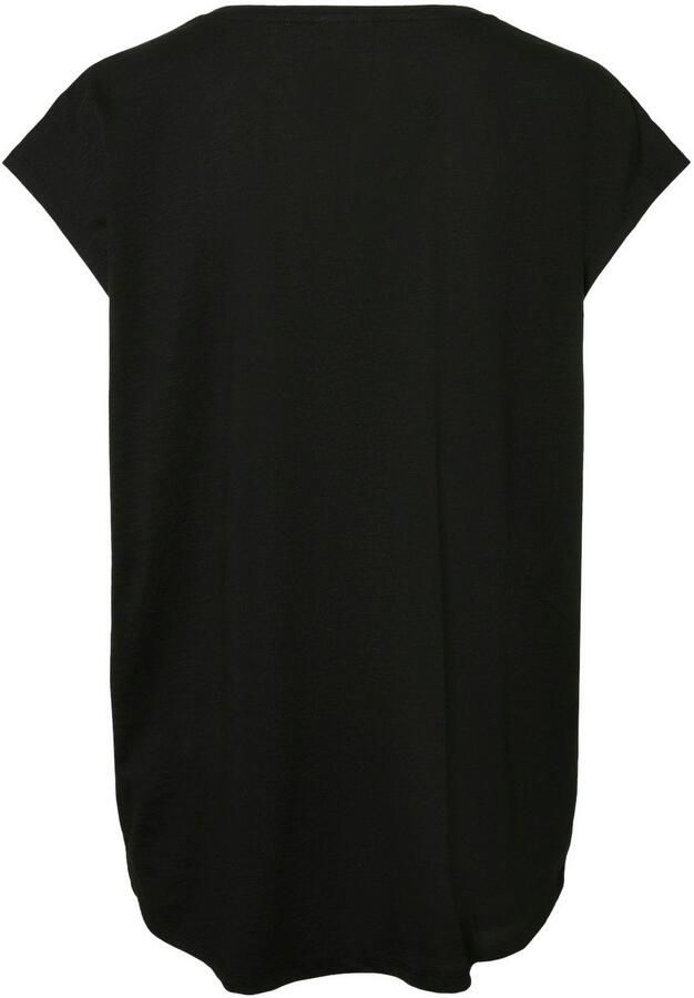 Noisy may Shirt met korte mouwen NMMATHILDE S S LOOSE LONG TOP FWD NOOS - Foto 7