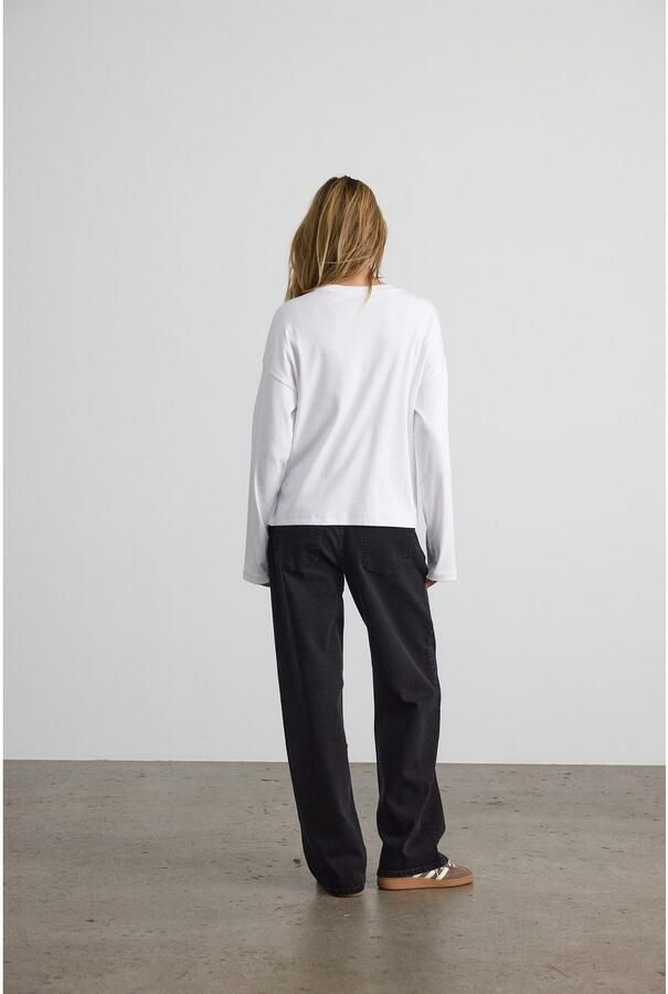 Noisy may Shirt met lange mouwen NMMOCCA L S REGULAR FIT TOP JRS FWD NOOS - Foto 15