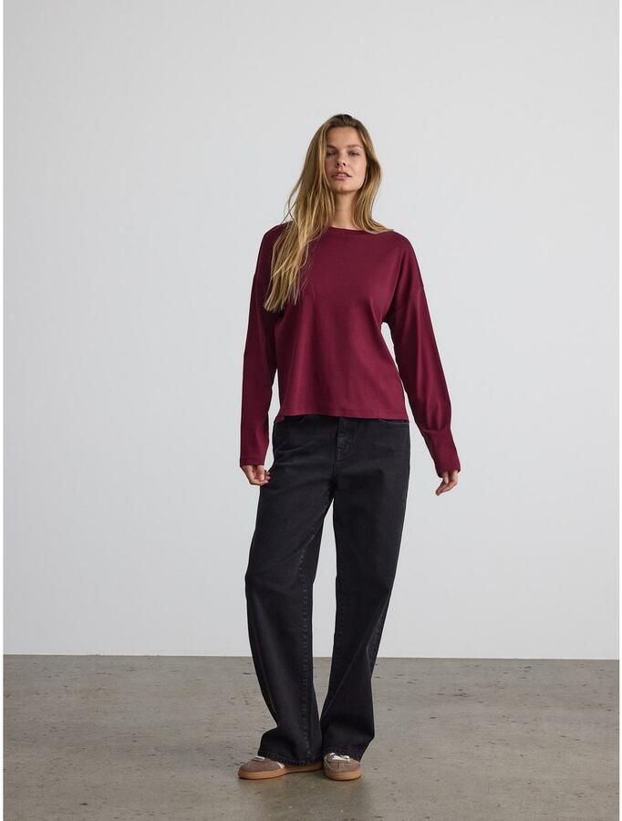 Noisy may Shirt met lange mouwen NMMOCCA L S REGULAR FIT TOP JRS FWD NOOS - Foto 3