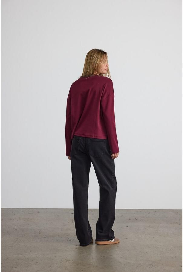 Noisy may Shirt met lange mouwen NMMOCCA L S REGULAR FIT TOP JRS FWD NOOS - Foto 6