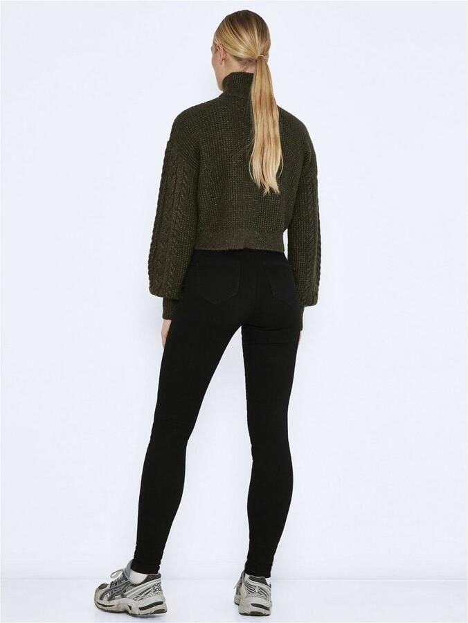 Noisy May Skinny fit jeans van katoenmix met viscose model 'CALLIE' - Foto 4