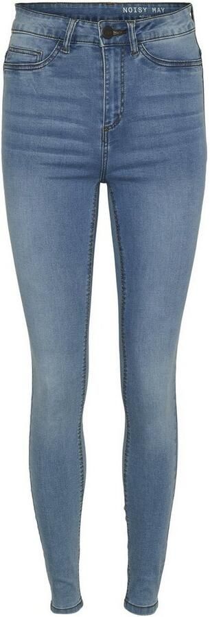 Noisy May Skinny fit jeans met knoop- en ritssluiting model 'CALLIE' - Foto 6