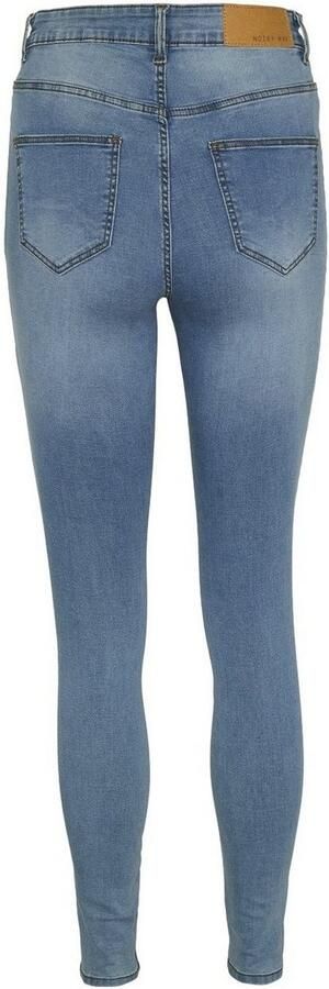Noisy May Skinny fit jeans met knoop- en ritssluiting model 'CALLIE' - Foto 7