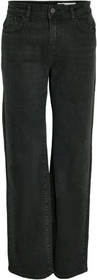 Noisy may Straight jeans NMYOLANDA NW WIDE JEANS BLACK NOOS - Foto 6