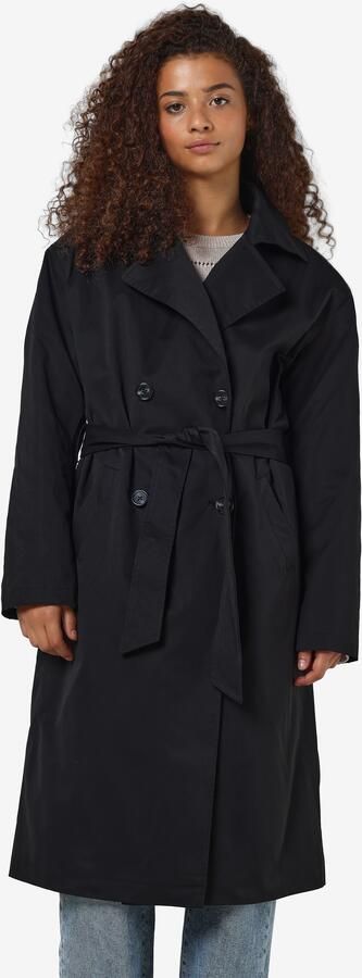 NOISY MAY trenchcoat jas NMMANYA met ceintuur zwart - Foto 5