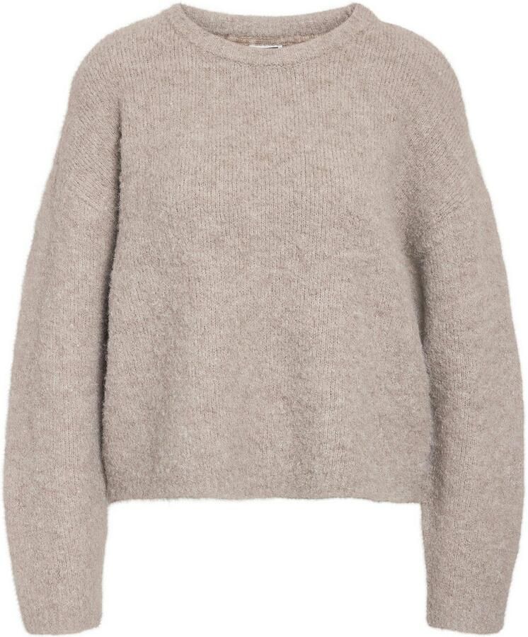 Noisy may Trui met ronde hals NMDOLLY L S O-NECK KNIT FWD NOOS