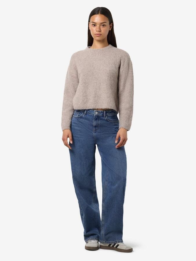 Noisy may Trui met ronde hals NMDOLLY L S O-NECK KNIT FWD NOOS - Foto 3