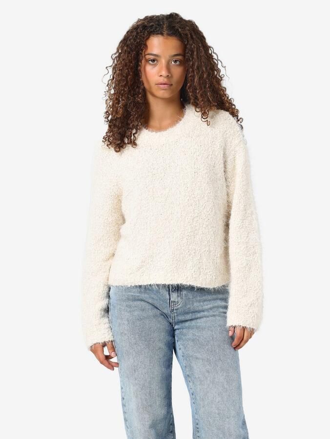 Noisy may Trui met ronde hals NMSASSY L S O-NECK KNIT FWD NOOS - Foto 3