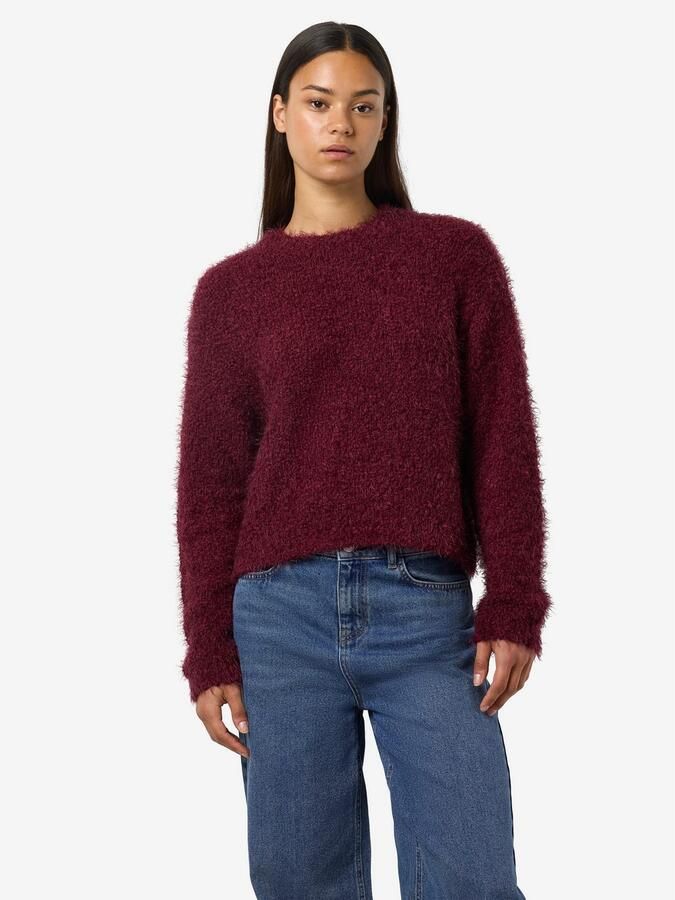 Noisy may Trui met ronde hals NMSASSY L S O-NECK KNIT FWD NOOS - Foto 5