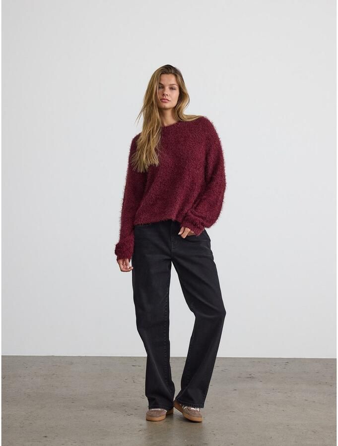 Noisy may Trui met ronde hals NMSASSY L S O-NECK KNIT FWD NOOS - Foto 2