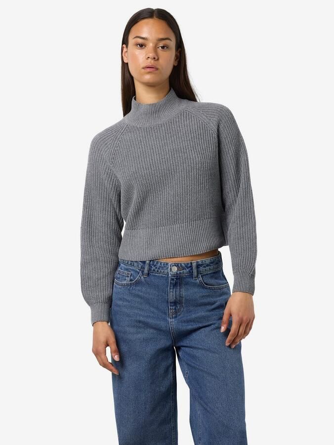 Noisy may Trui met staande kraag NMDARA L S HIGH NECK KNIT FWD NOOS - Foto 9