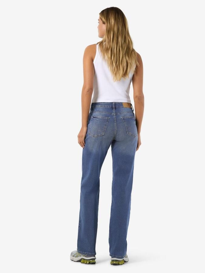 Noisy May Straight fit jeans met uitlopende pijpen model 'YOLANDA' - Foto 4