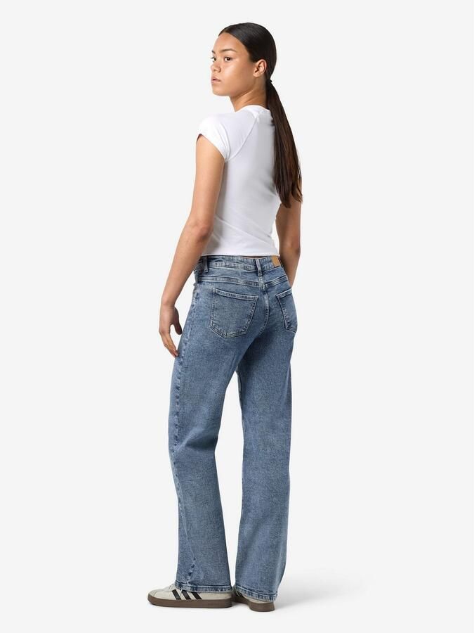 Noisy May Wide fit jeans van biologische katoenmix model 'Myolanda' - Foto 5