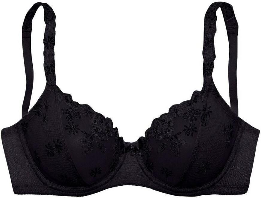 Nuance Beugel-bh gemaakt van uniek kant in een zomerse look lingerie