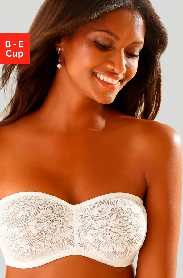 Nuance Beugel-bh met afneembare bretels en details van gebloemde kant - Foto 5