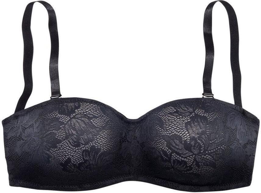 Nuance Beugel-bh met afneembare bretels en details van gebloemde kant - Foto 2