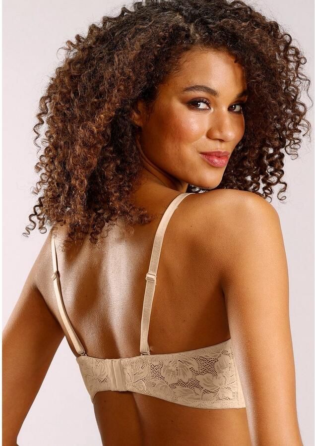 Nuance Beugel-bh met afneembare bretels en details van gebloemde kant - Foto 7