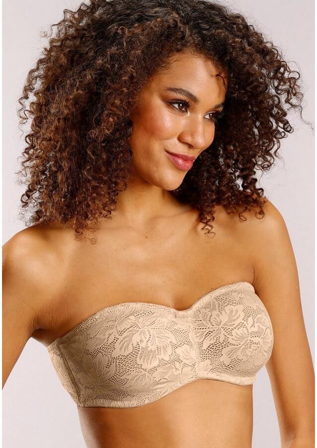 Nuance Beugel-bh met afneembare bretels en details van gebloemde kant - Foto 6