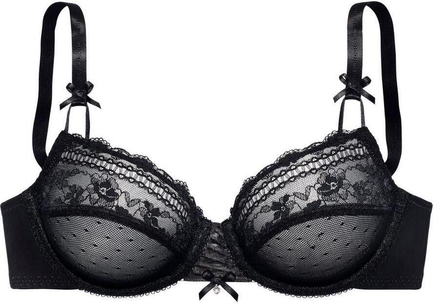 Nuance Beugel-bh met decoratieve veters en sierstrikken verleidelijk dessous - Foto 3