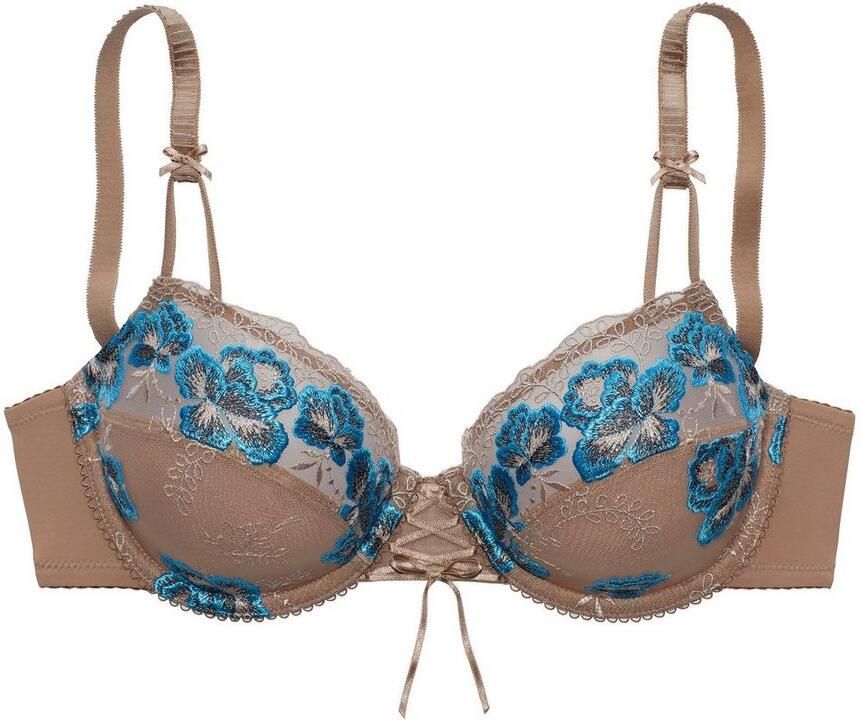 Nuance Beugel-bh met geborduurd kant en elegante bandjes lingerie