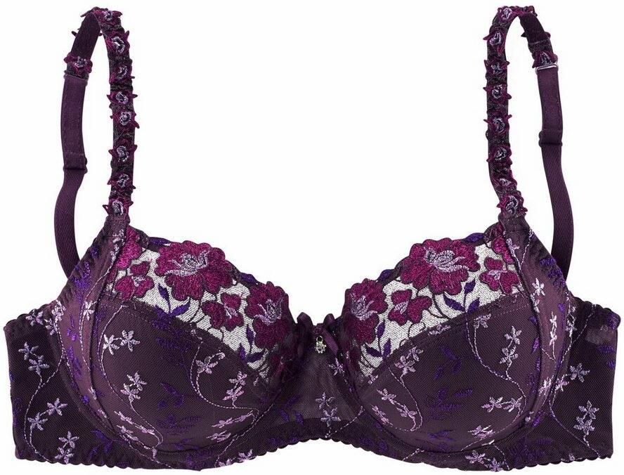 Nuance Beugel-bh met mooi borduursel en kant dessous